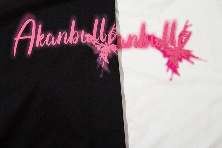 Butterfly Graffiti Oversized Graphic Tee | Streetwear