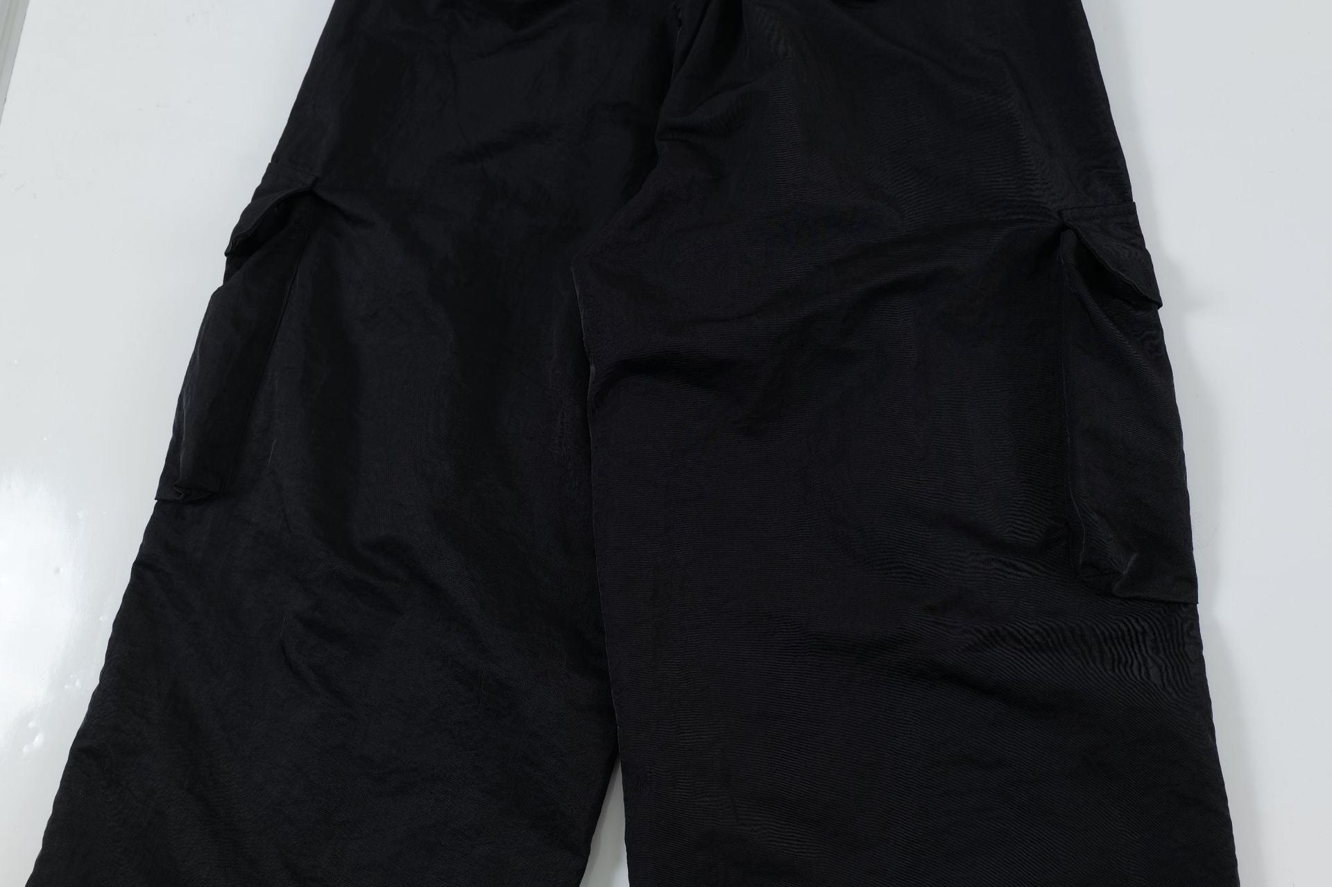 Omirad Stripe Cargo Track Pants | Wide-Leg Cotton