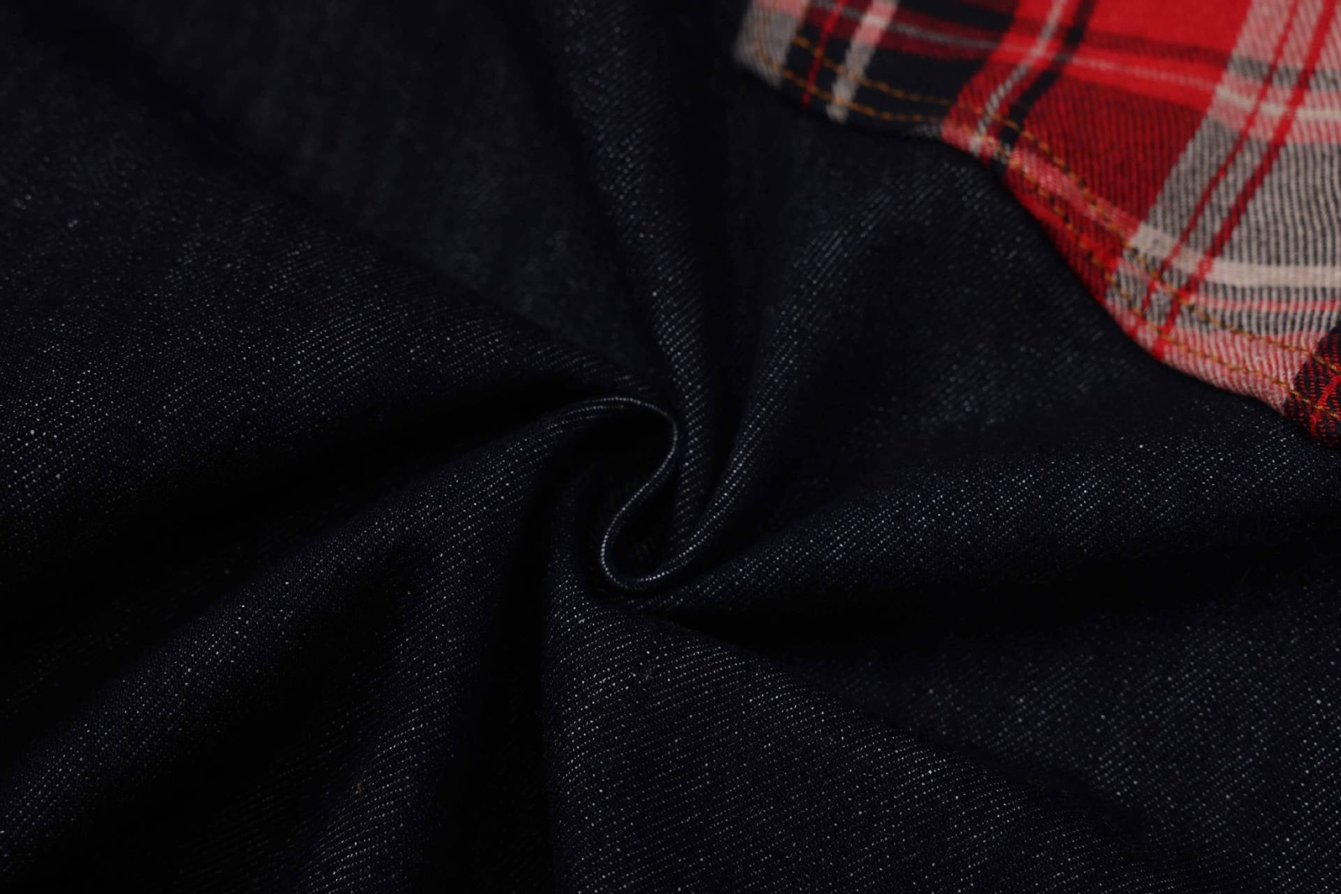 Omirad Patchwork Denim Jorts | Wide-Leg Dark Indigo Shorts