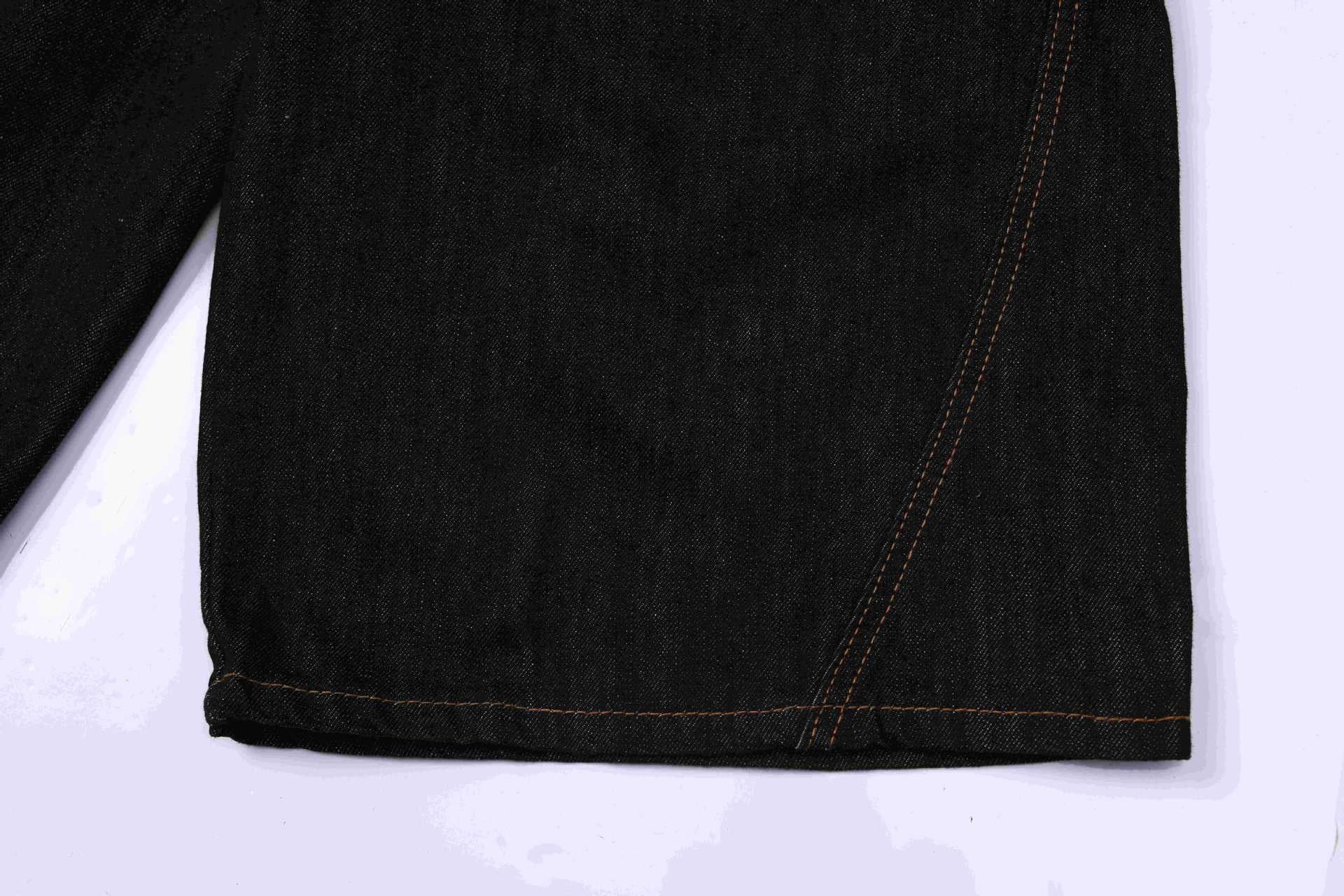 Omirad Patchwork Denim Jorts | Wide-Leg Dark Indigo Shorts