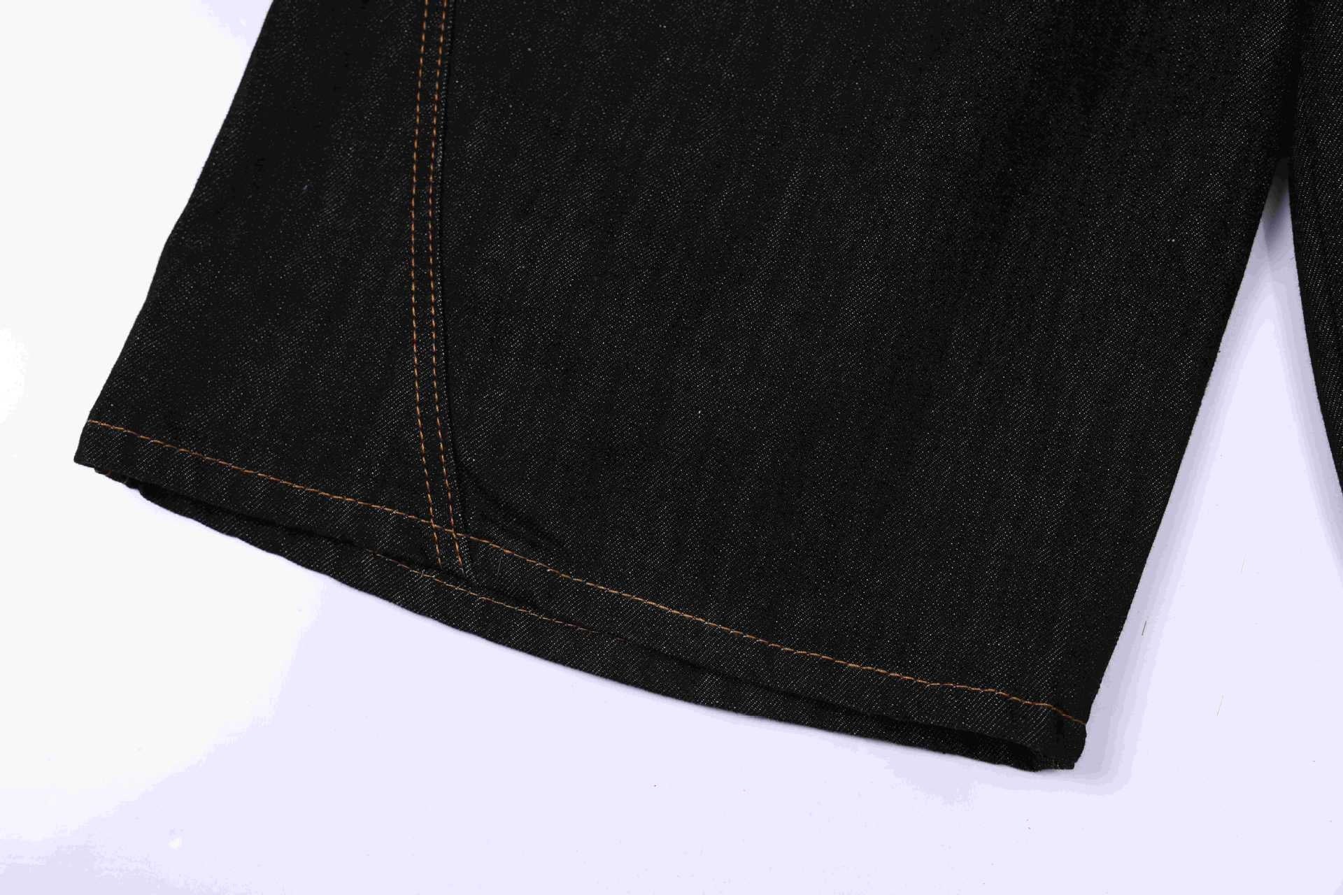 Omirad Patchwork Denim Jorts | Wide-Leg Dark Indigo Shorts