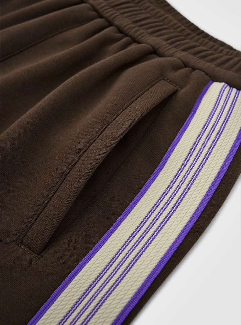 Side-Stripe Relaxed Wide-Leg Track Pants | SEAKOFF