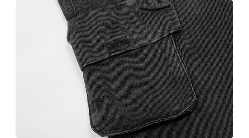 Omirad Multi-Pocket Utility Cargo Jeans | Wide-Leg Streetwear