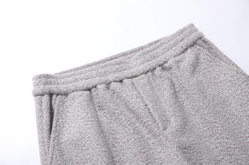 Omirad Plush Fleece Wide-Leg Sweatpants | Cozy Street Style