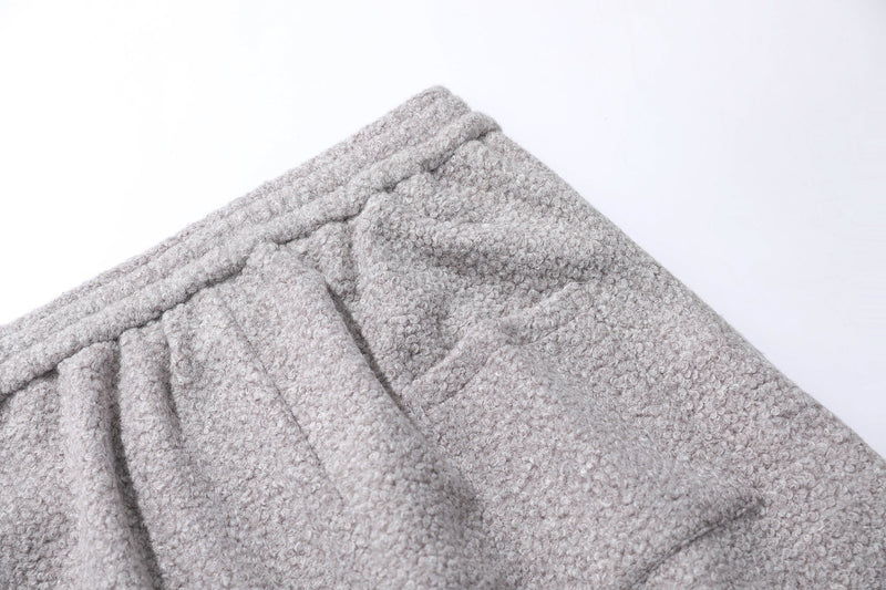 Omirad Plush Fleece Wide-Leg Sweatpants | Cozy Street Style