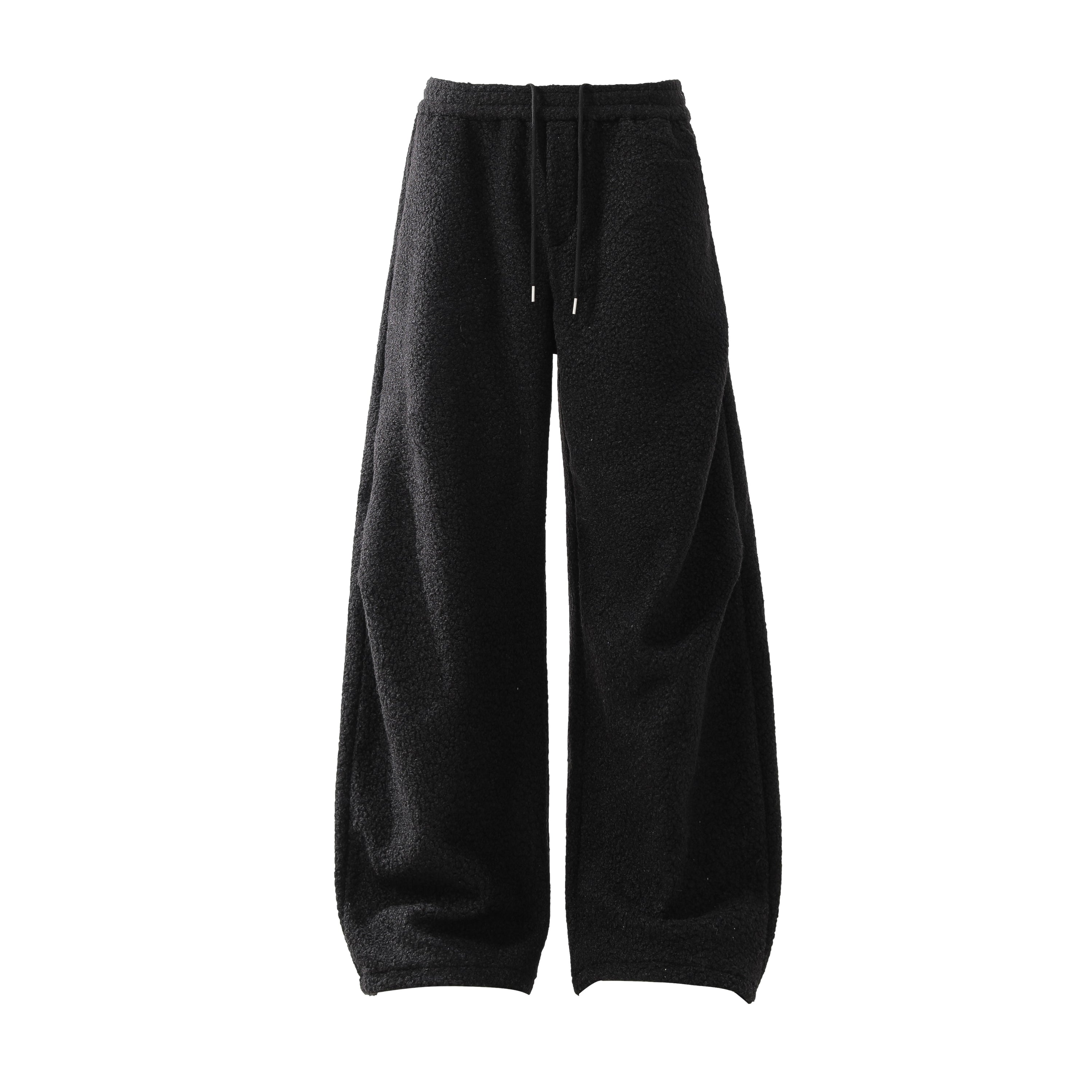 Omirad Plush Fleece Wide-Leg Sweatpants | Cozy Street Style