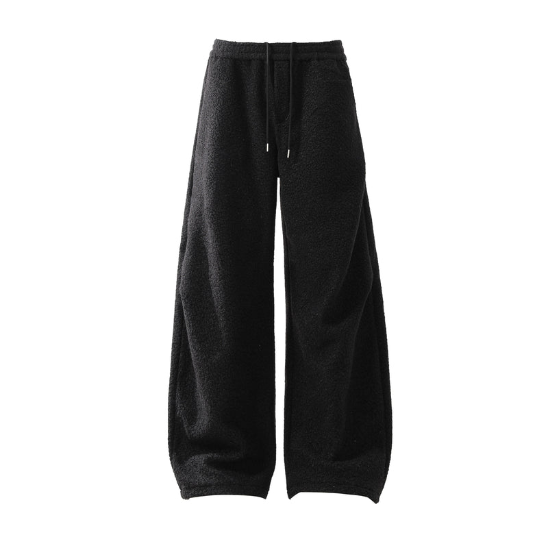 Omirad Plush Fleece Wide-Leg Sweatpants | Cozy Street Style