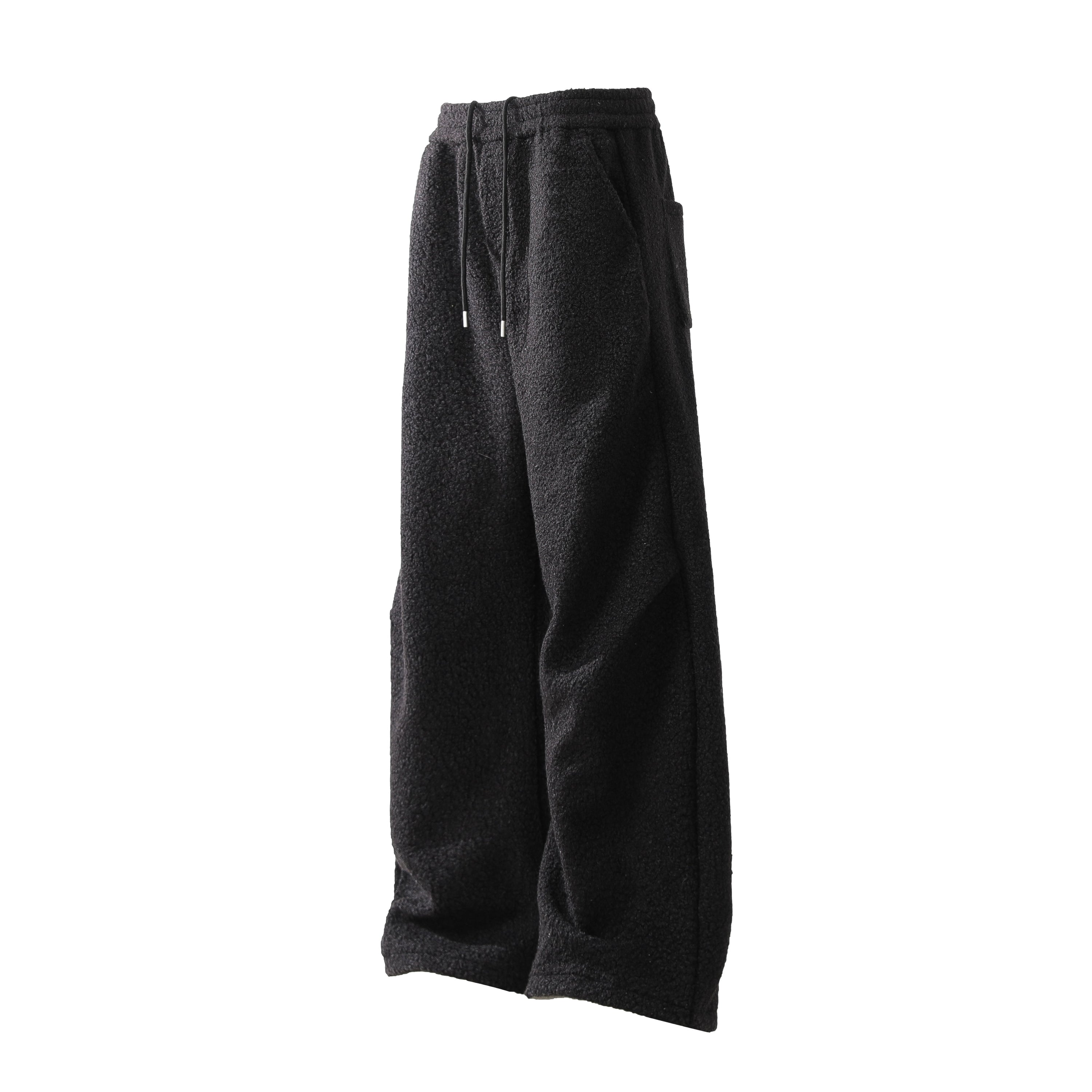 Omirad Plush Fleece Wide-Leg Sweatpants | Cozy Street Style