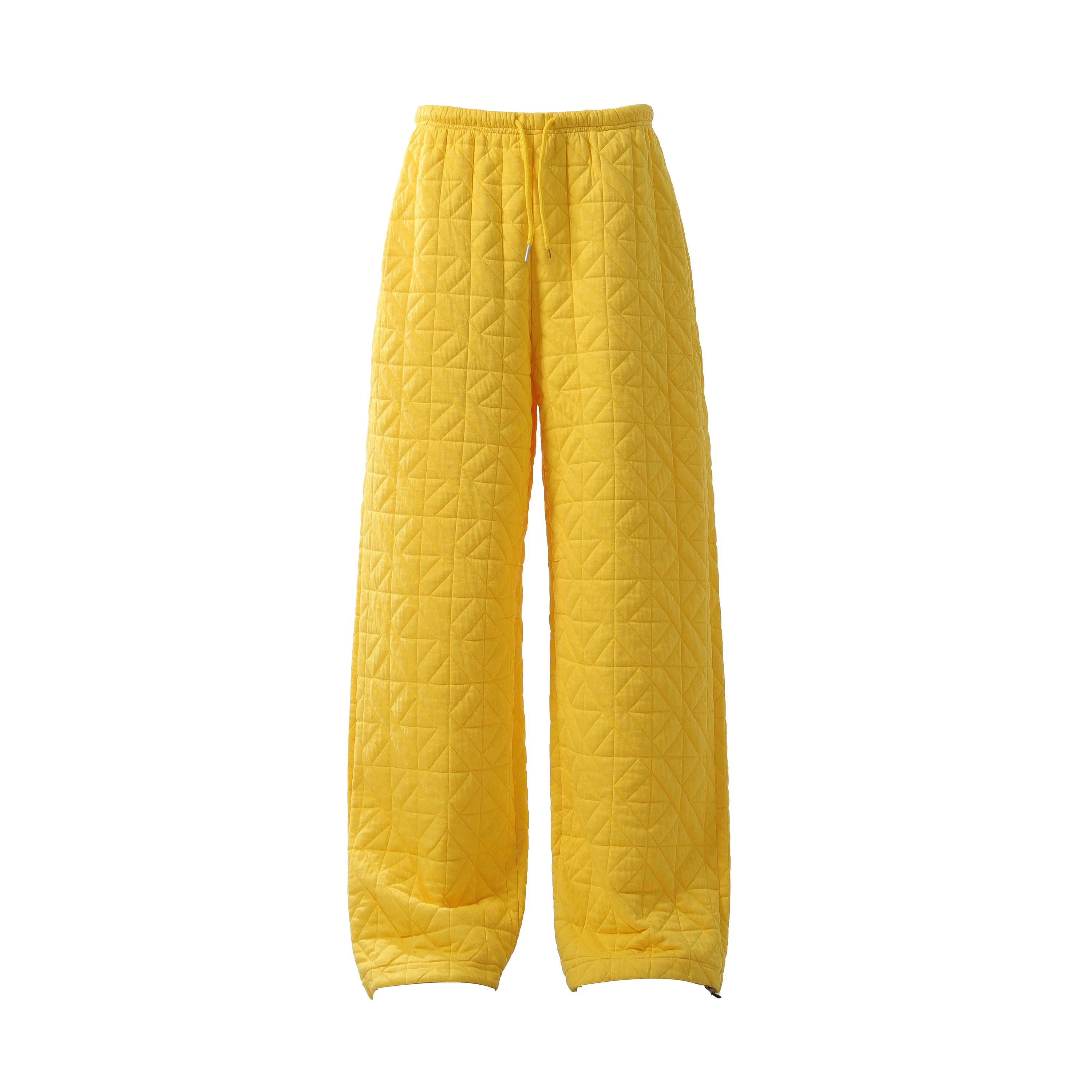Quilted Wide-Leg Thermal Sweatpants | Insulated Streetwear