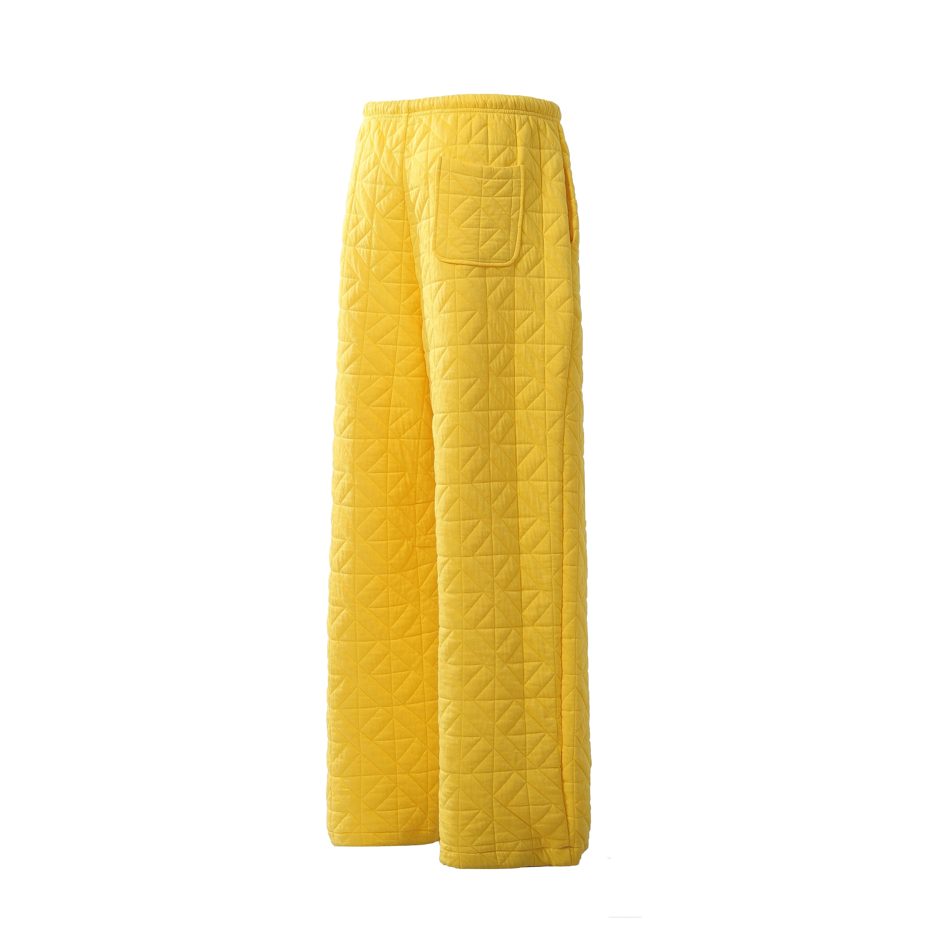 Quilted Wide-Leg Thermal Sweatpants | Insulated Streetwear
