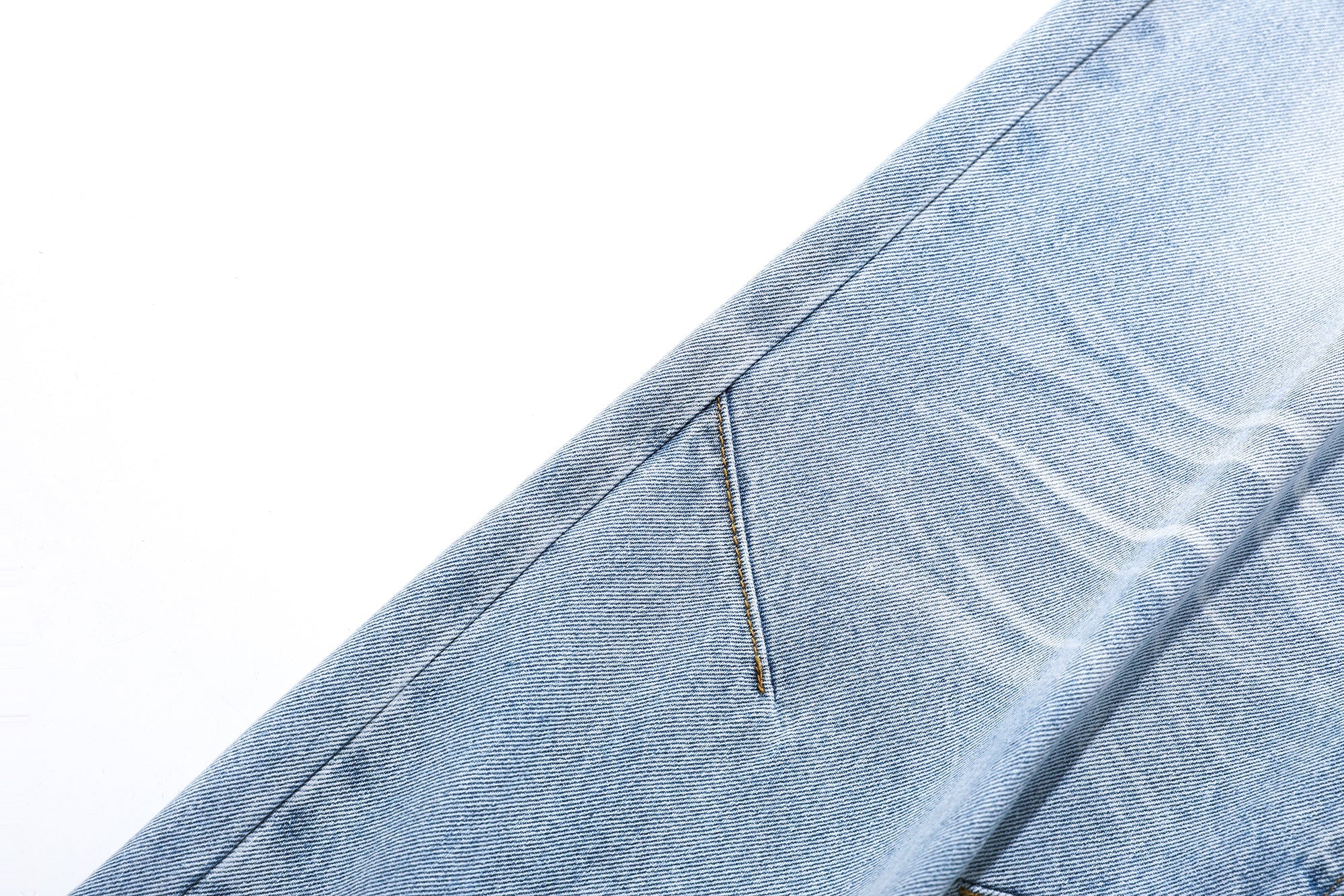Omirad Vintage Fade Wide-Leg Denim Pants | Light Wash
