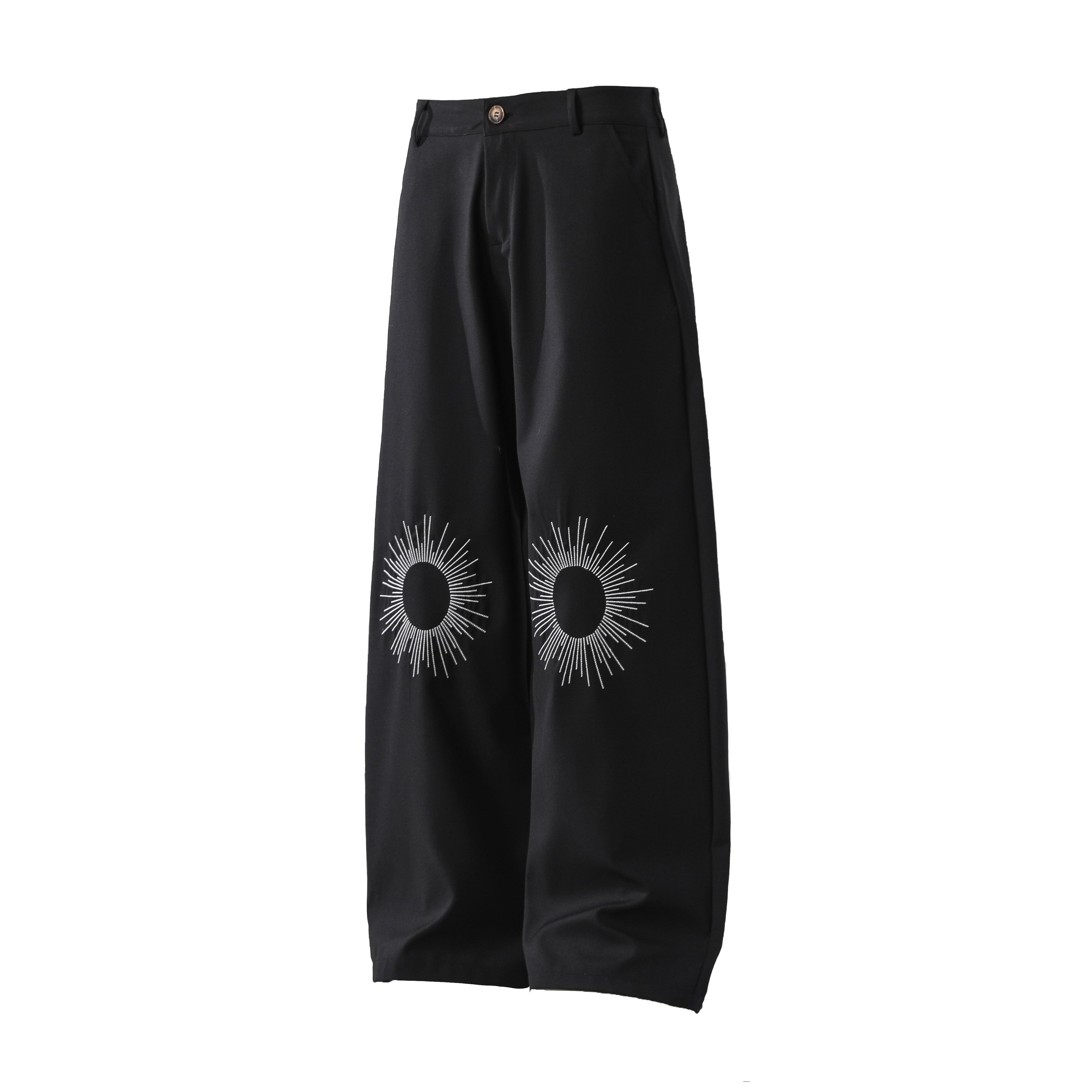 Omirad Sunburst Wide-Leg Pants | Bold Graphic Trousers