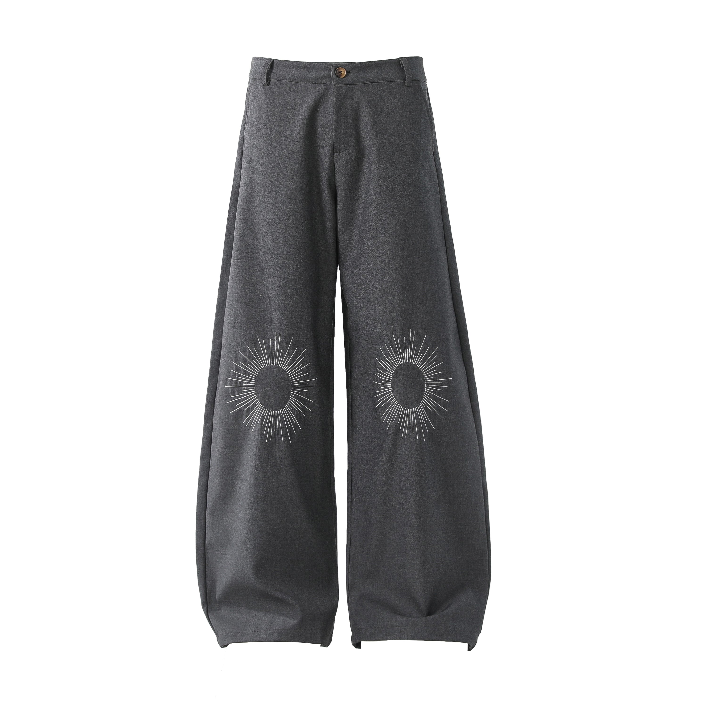 Omirad Sunburst Wide-Leg Pants | Bold Graphic Trousers