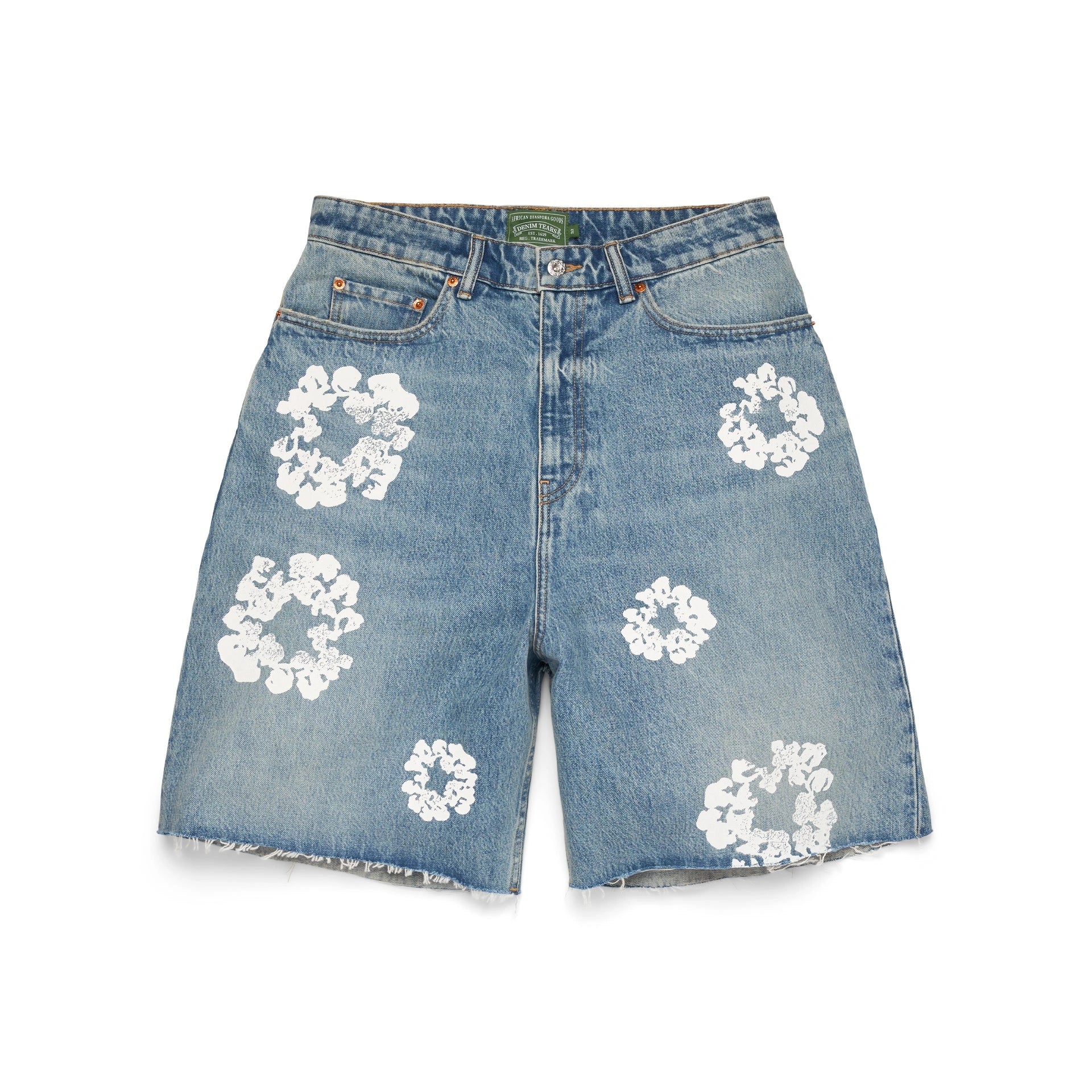 Denim Tears Cotton Wreath Jean Short – Blue