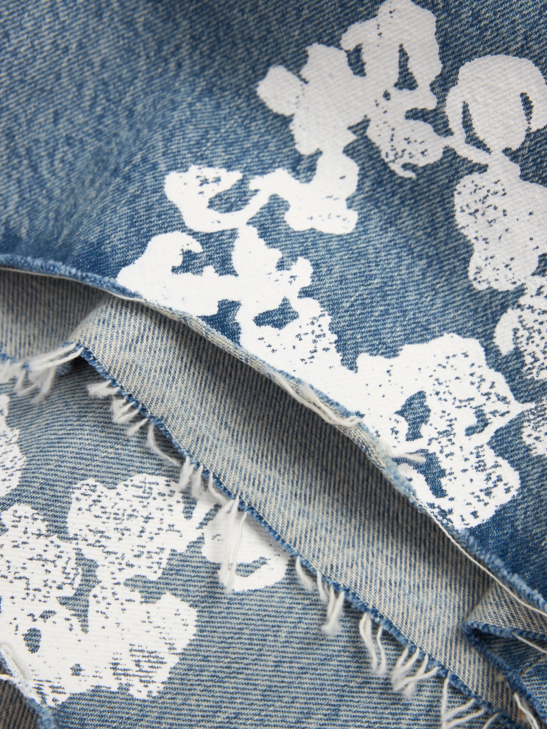 Denim Tears Cotton Wreath Jean Short – Blue