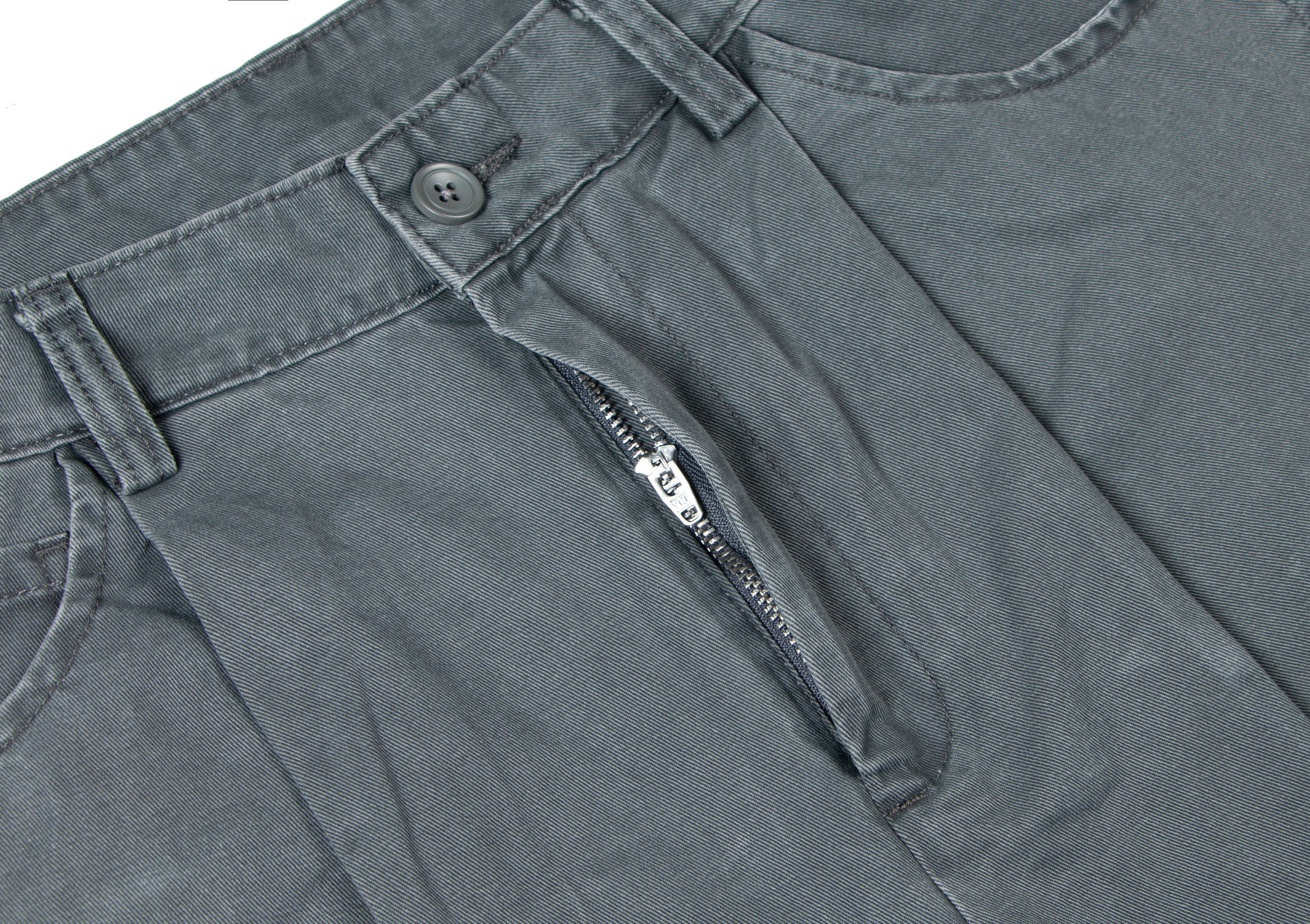 Omirad Wide-Leg Washed Cotton Pants | Pleated Streetwear Trousers