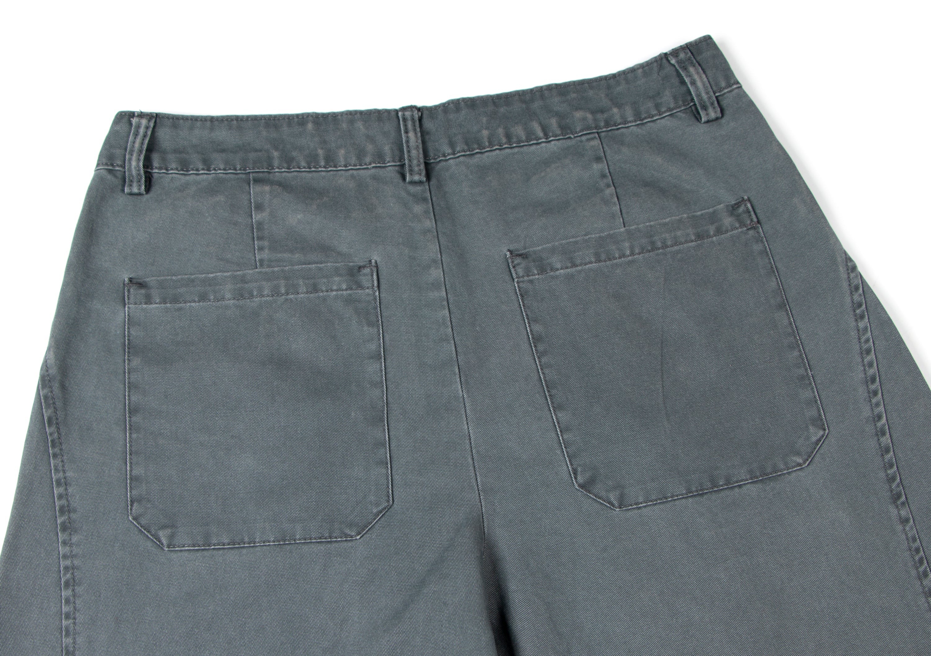 Omirad Wide-Leg Washed Cotton Pants | Pleated Streetwear Trousers