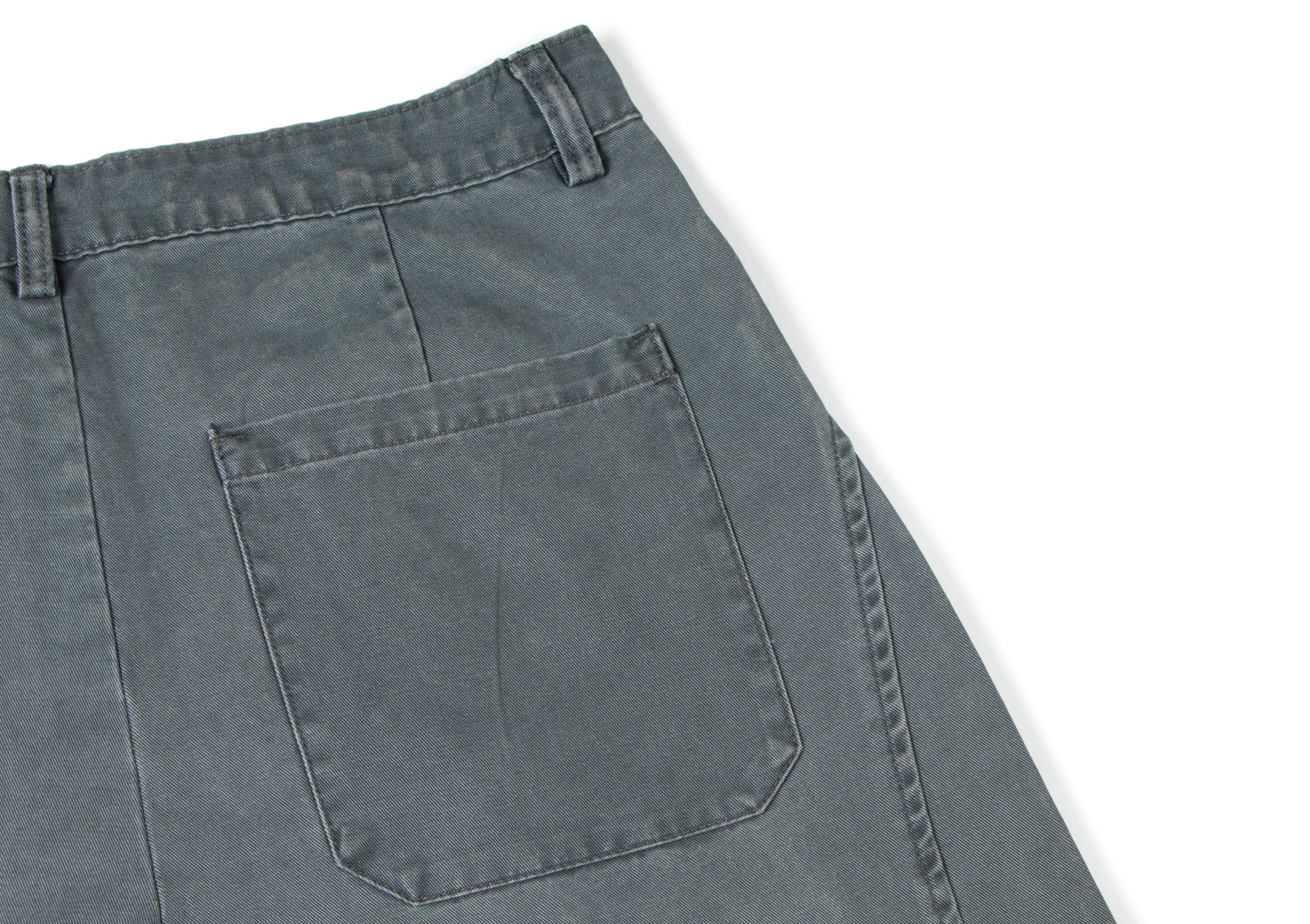 Omirad Wide-Leg Washed Cotton Pants | Pleated Streetwear Trousers