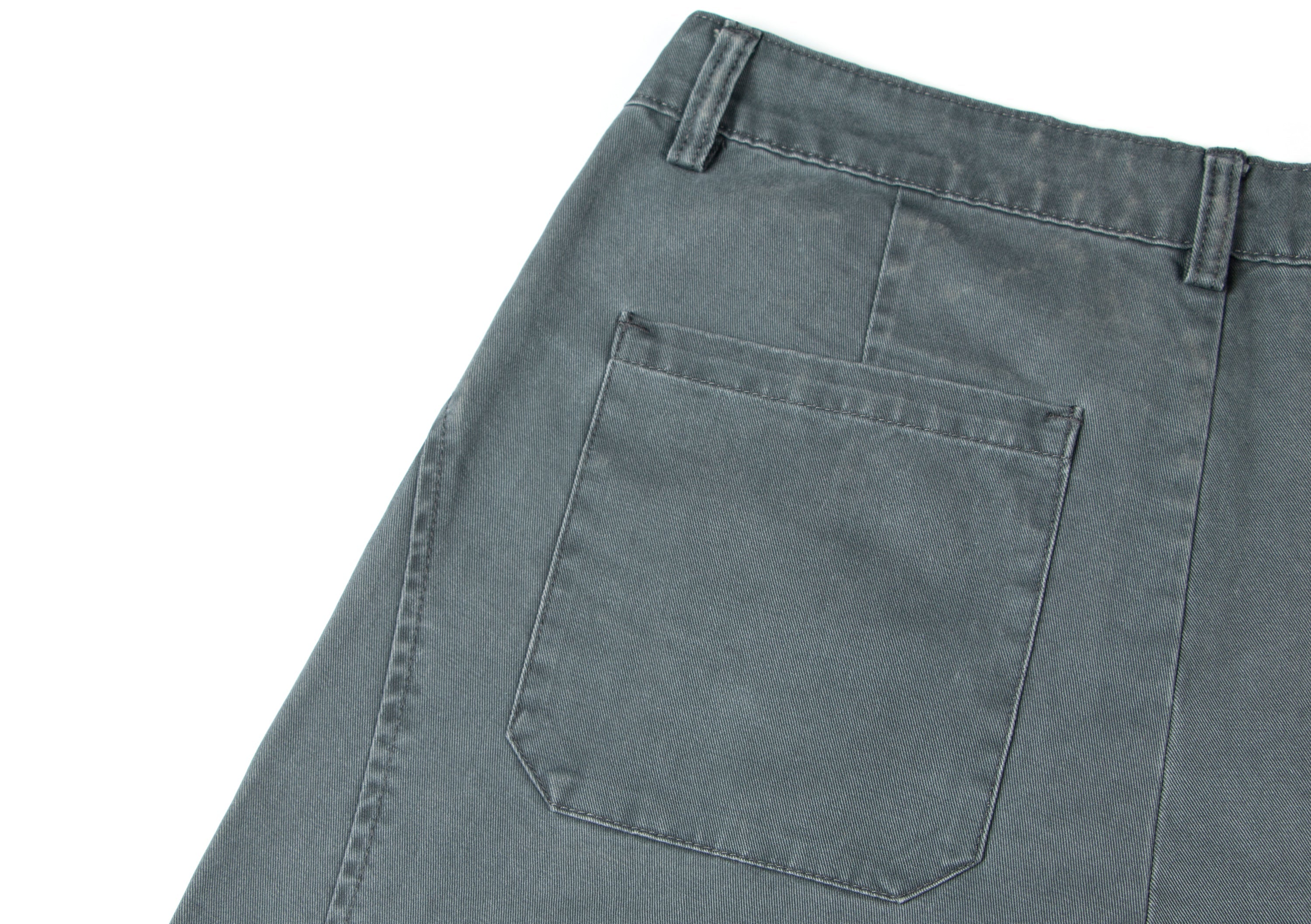 Omirad Wide-Leg Washed Cotton Pants | Pleated Streetwear Trousers