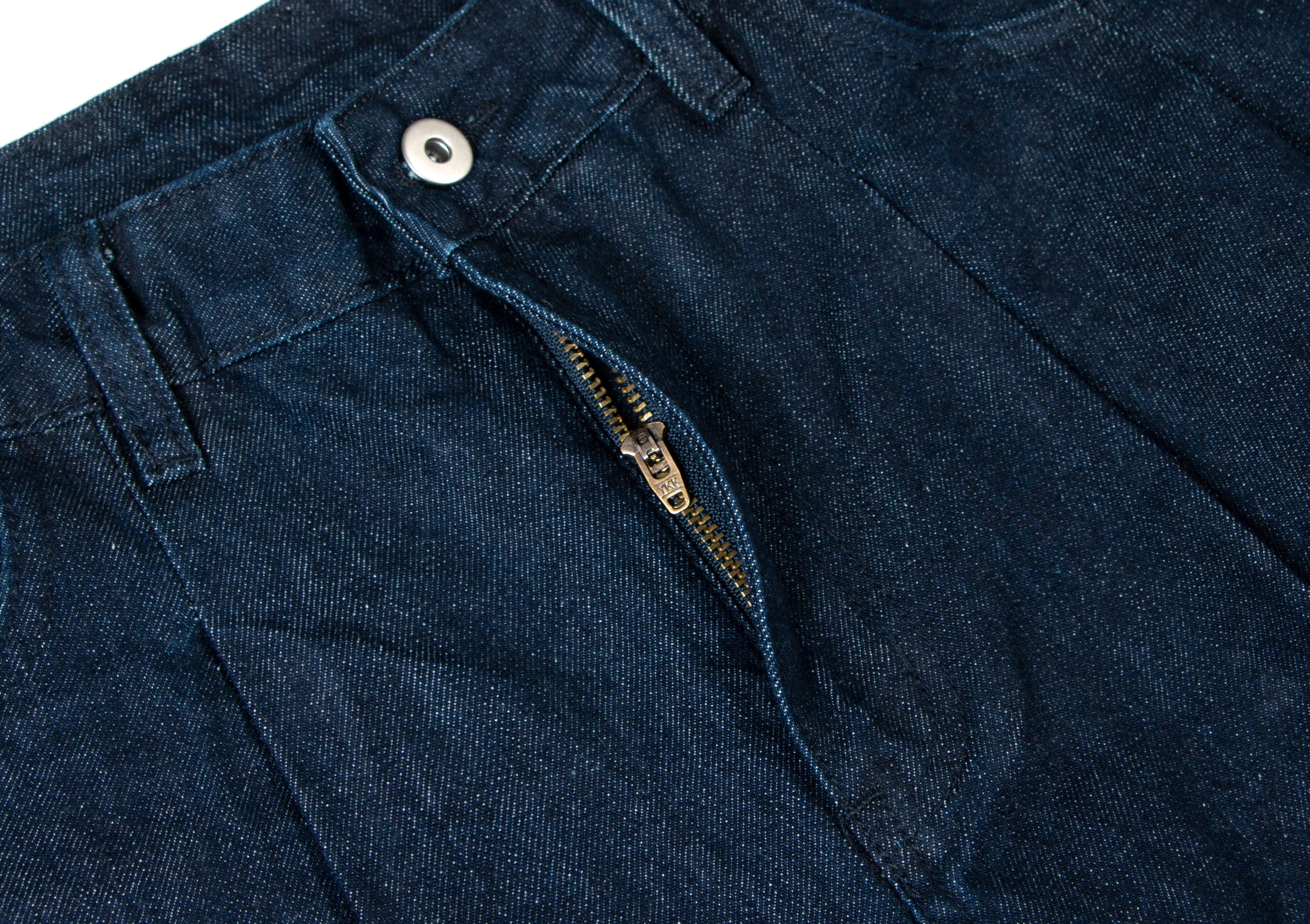 Omirad Raw Dark Wide-Leg Denim Pants | Deep Indigo