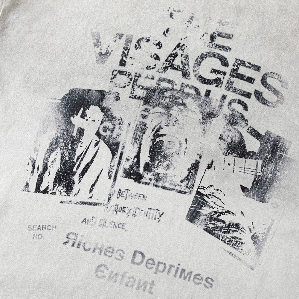 Long Sleeve Graphic Tee – Vintage American Distressed Print Crew Neck T-Shirt