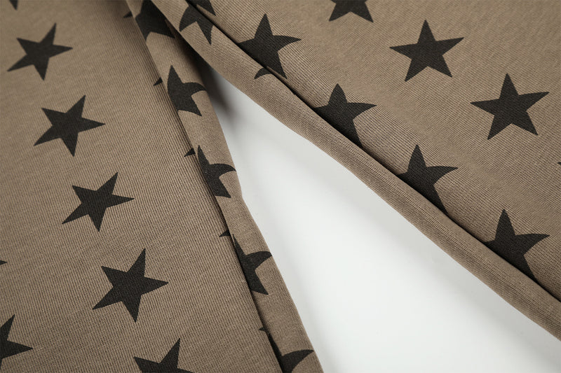 Wide-Leg-Sweatpants mit Sternprint – Relaxed Fit im Hip-Hop-Stil