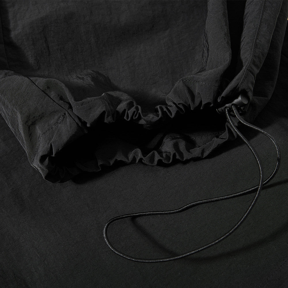 Wide-Leg Cargo Sweatpants with Star-Print Bandana Waistband