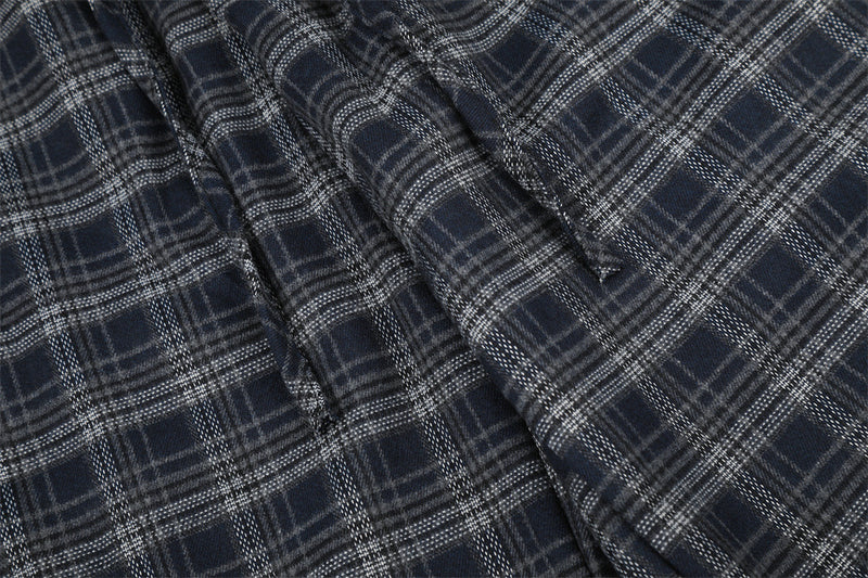 Plaid Wide-Leg Baggy Pants – Oversized Retro Streetwear Trousers