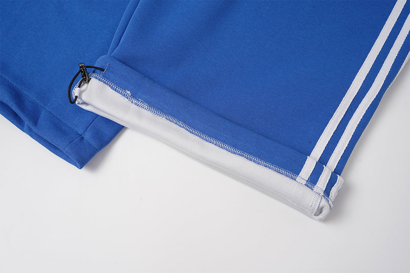 Wide Leg Sweatpants with Leopard Waistband & Pegasus Embroidery