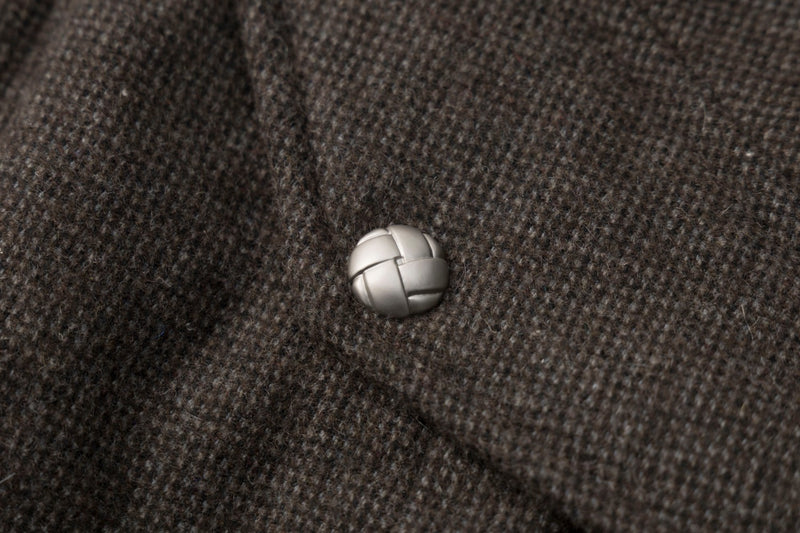 Wool Blend Bomber Jacket with Faux Fur Collar – Vintage American Style