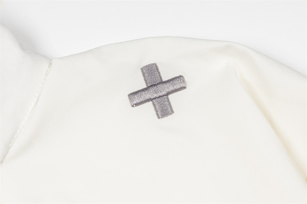 AEEA Oversized Stand Collar Track Jacket with Three-Stripe Sleeves