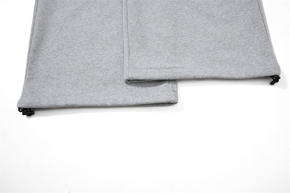Skatepark Script Logo Wide-Leg Sweatpants with Cargo Pockets