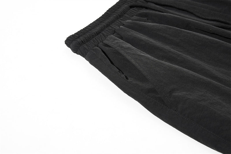 Wide-Leg Cargo Sweatpants with Star-Print Bandana Waistband