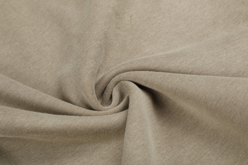 Pantalón Cargo Caqui de Chándal Baggy de Pierna Ancha con Bolsillos de Remaches y Texto Bordado