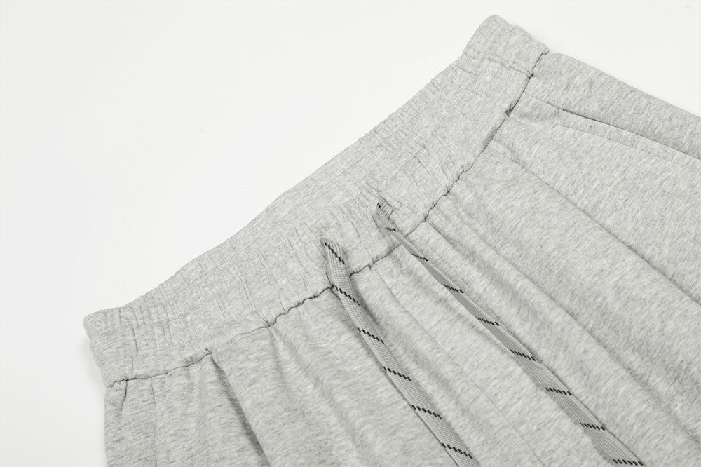 Pantalon de survêtement homme à jambes larges – Coupe ample, taille élastique, coloris uni