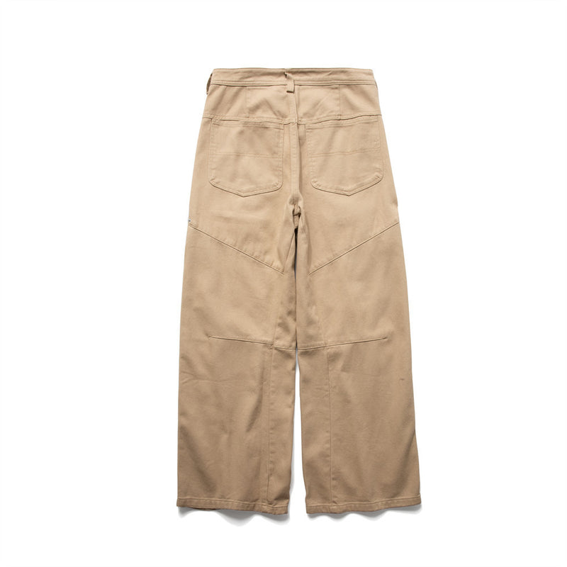 Baggy-Cargohose für Herren mit weitem Bein, Einsätzen und Workwear-Stil