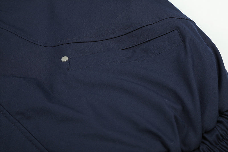 Chaqueta bomber acolchada para hombre con cuello de pelo sintético – Estilo universitario vintage americano