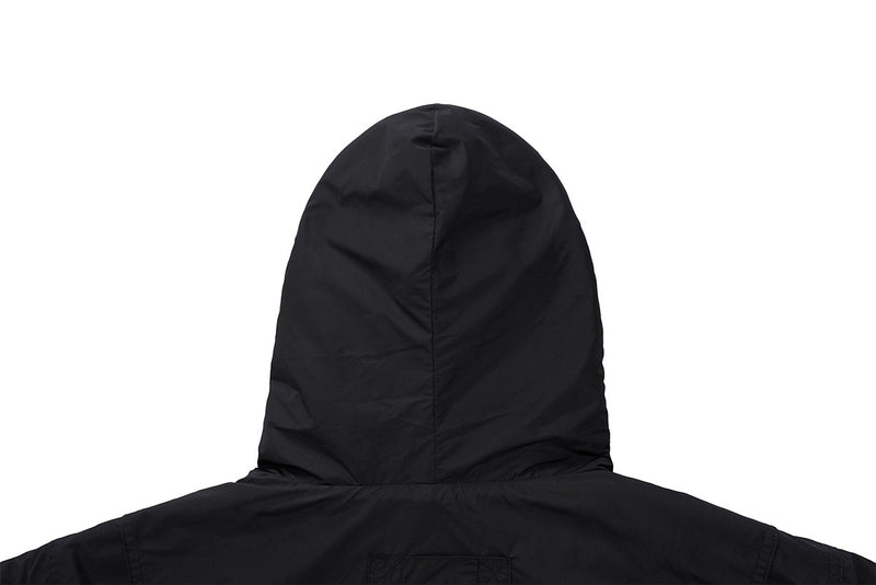 Veste à capuche réversible imprimée léopard – Bomber noir et imprimé animal