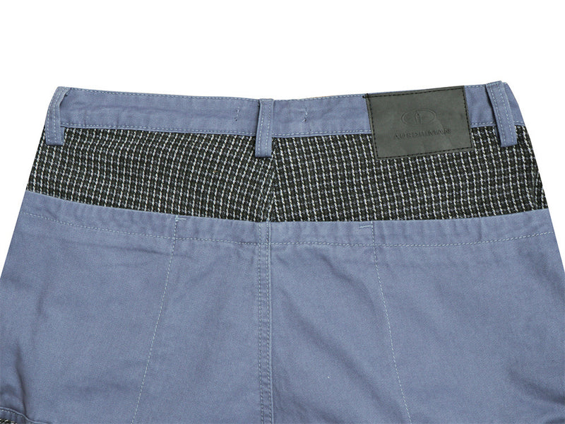 Men's Wide-Leg Cargo Pants with Multi-Pocket Utility Design