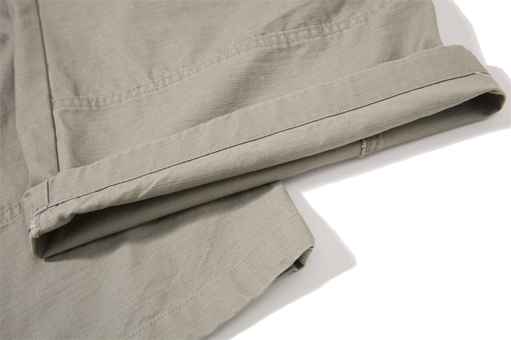 One-Shoulder Bib Overalls – Wide-Leg Cargo Pants with Zip Pockets & Pintuck