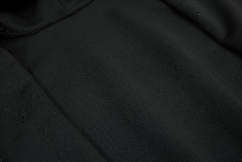 Herren-Zip-Hoodie aus Oversized-Fleece mit Strasssteinen und Galaxie-Sternen
