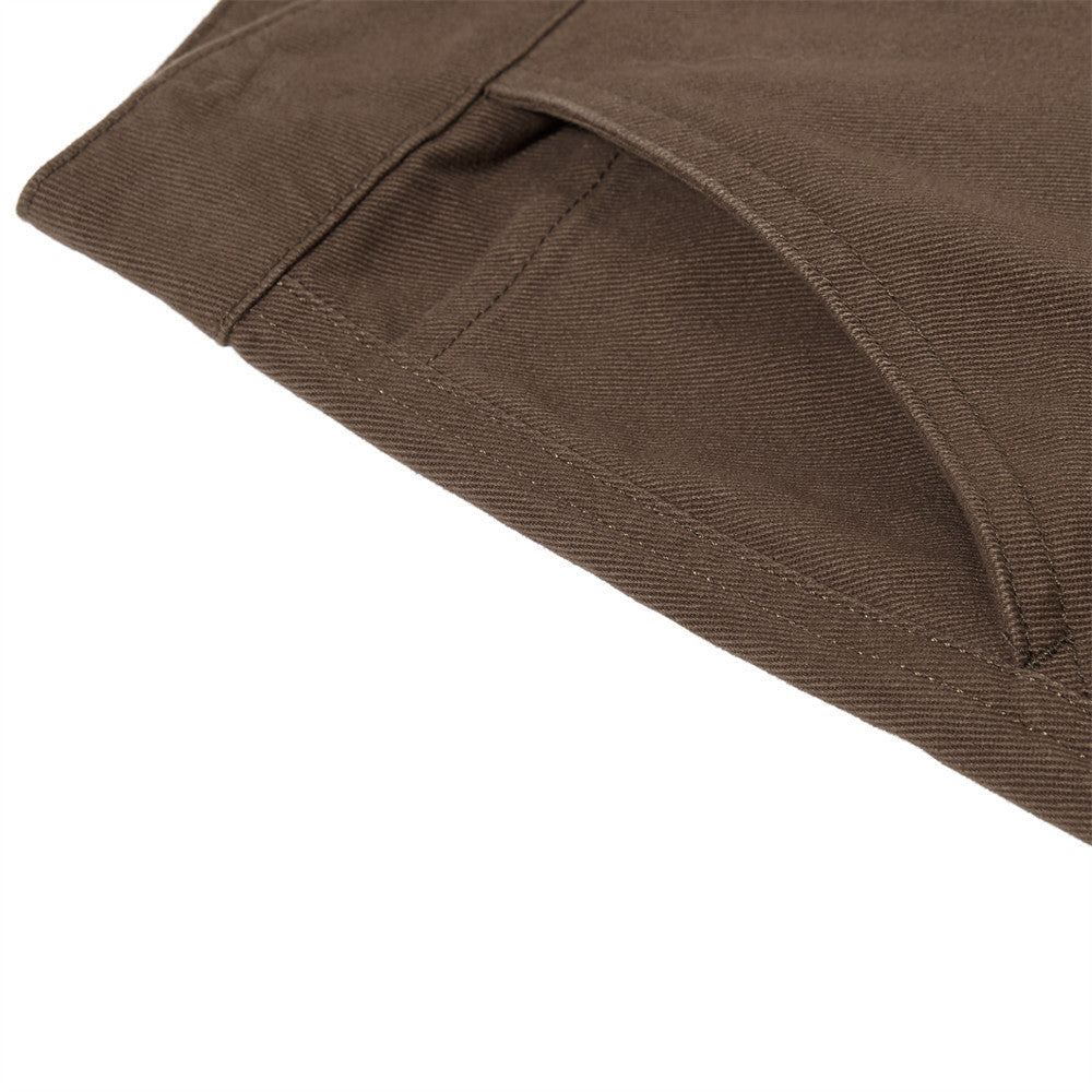 Men's Black Cargo Pants Wide-Leg Script Print with Rivet Detail