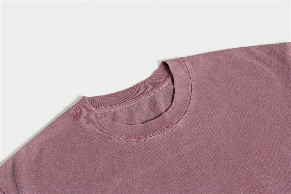 Oversized Graphic Washed T-Shirt – Vintage Street Style Short Sleeve Tee