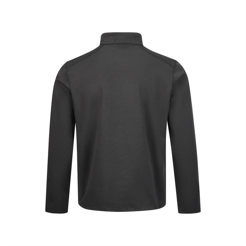 Men's Quarter-Zip Mock Neck Long Sleeve Shirt