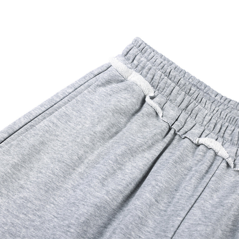 Wide-Leg Sweatpants with Rhinestone Script Graphic – Men's Relaxed Fit