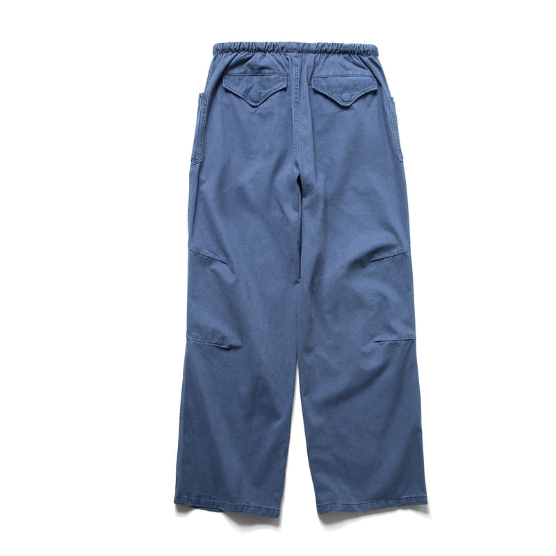 Wide-Leg Cargo Pants – Washed Vintage Workwear Straight Fit