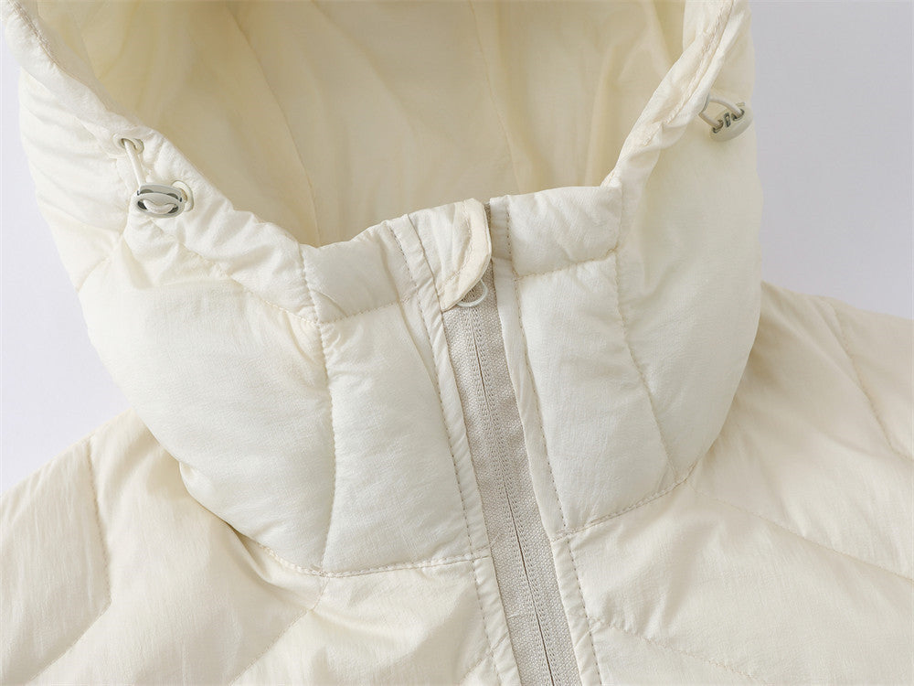 Doudoune à capuche homme – Manteau streetwear matelassé à chevrons