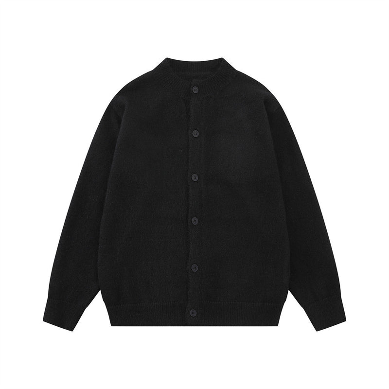 Gilet-pull boutonné oversize en maille pour homme