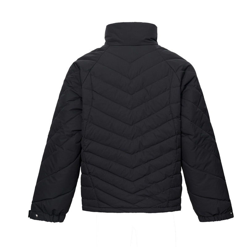 Herren-Stepp-Bomberjacke mit Stehkragen – Chevron-Pufferjacke