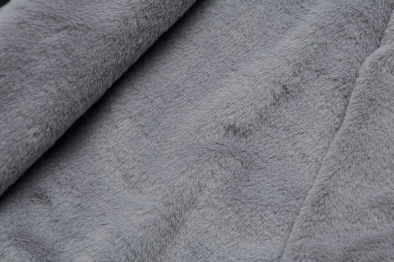 Chaqueta acolchada oversize con capucha y ribete de pelo sintético